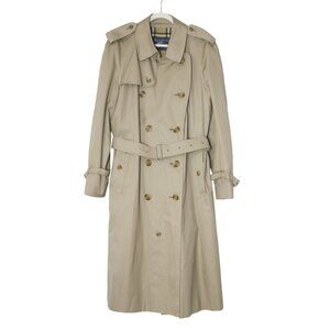 90s Burberry Kensington Nova Check Lining Oversized Trench Coat